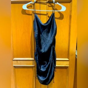 Silk dress brand ZARA size XSmall color black